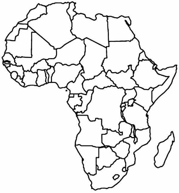 Раскраски Африка