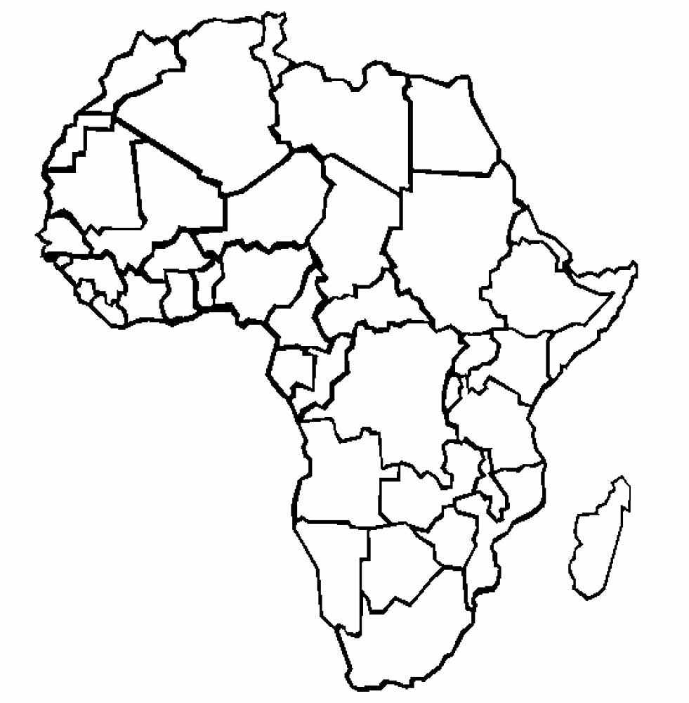 Раскраски Африка
