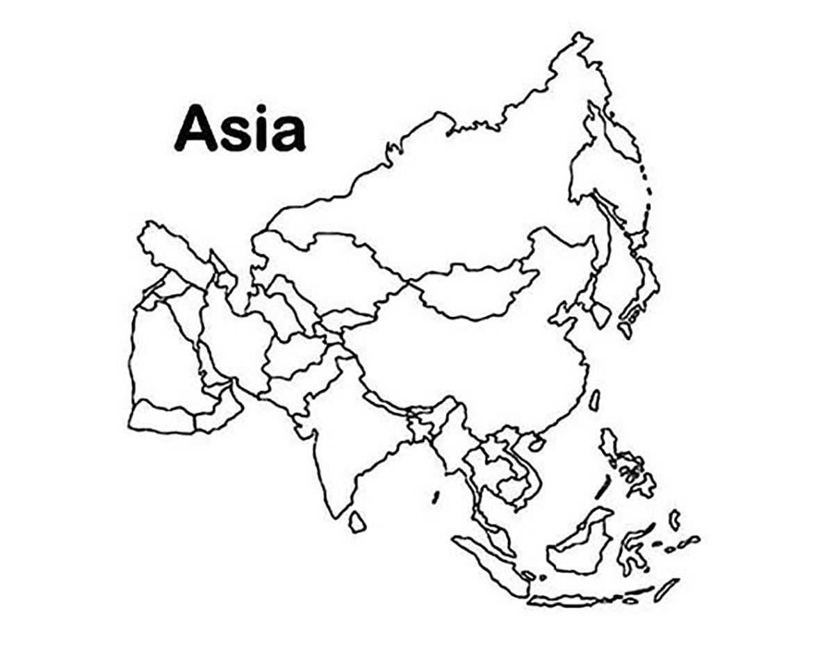 Раскраски Азия