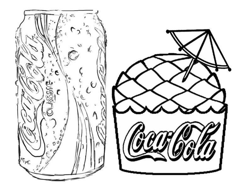Раскраска Кока Кола