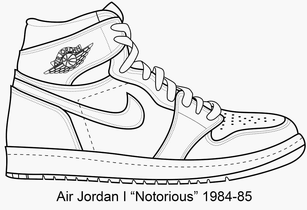 Раскраски Air Jordan