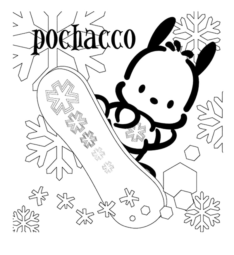 Раскраски Pochacco