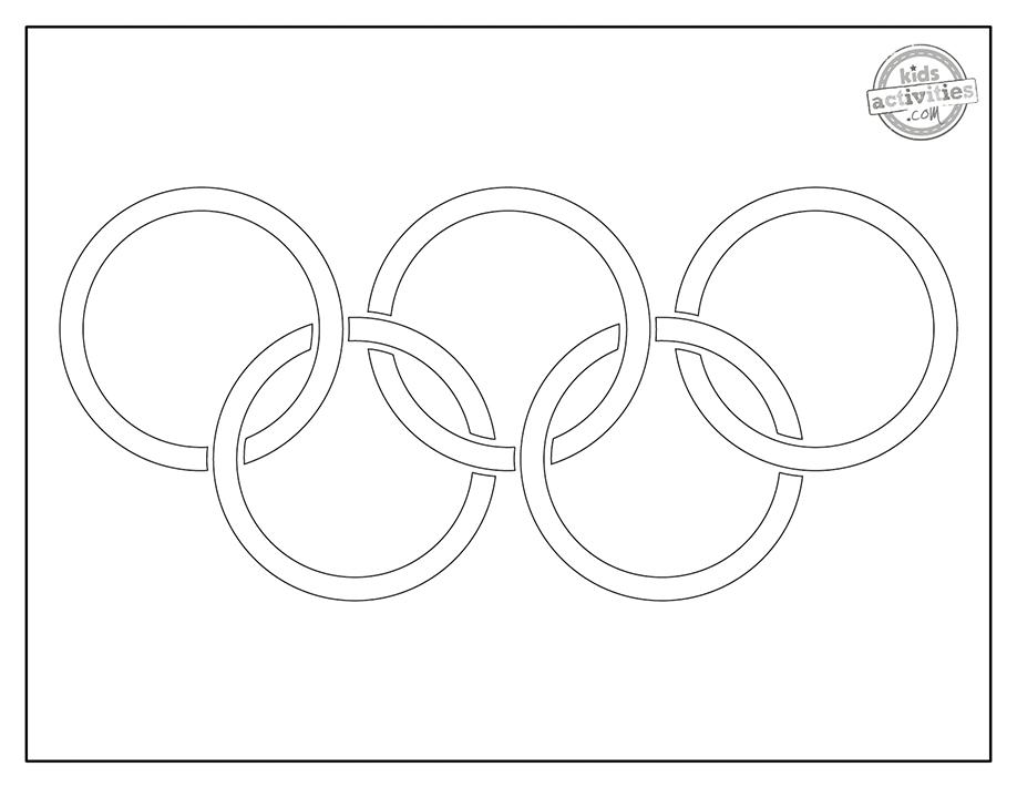 Раскраска зимние олимпийские игры