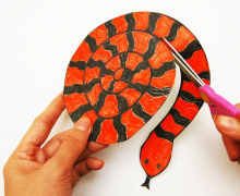 Шаблоны и трафареты змей для вырезания из бумаги -распечатать и скачать