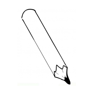 карандаш с названием предмета