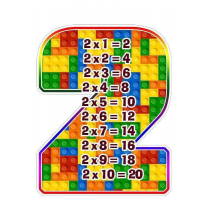 Карточки таблица умножения на 2 и 3