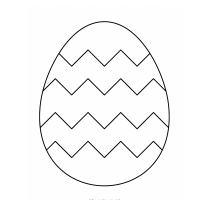 Орнамент на яйце - трафарет
