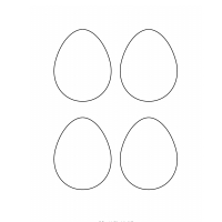 Трафарет 4 яйца