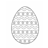 Крашенка - шаблон яйца