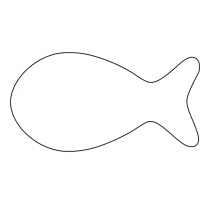 Рыбка силуэт
