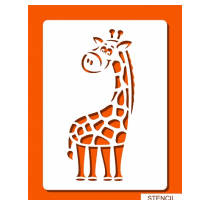 Трафарет жирафа