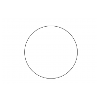 Шаблон круга 15 см