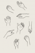 Как нарисовать руку карандашом