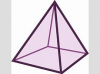 Пирамида - геометрическая фигура - развертка и шаблоны