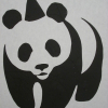Панда - трафареты и шаблоны для вырезания из бумаги